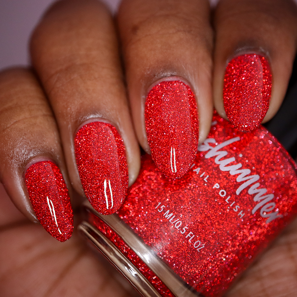 Buy Nail Glitter Red Sparkle Glitter Dust Powder Nail Art Online in India -  Etsy