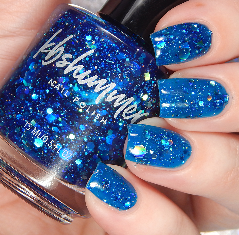Saphira Metallic Light Blue Nail Polish With Small Specs of Holographic  Glitter. Full Size 15ml Bottle. - Etsy | Blue nails, Blue nail art, Light blue  nail polish