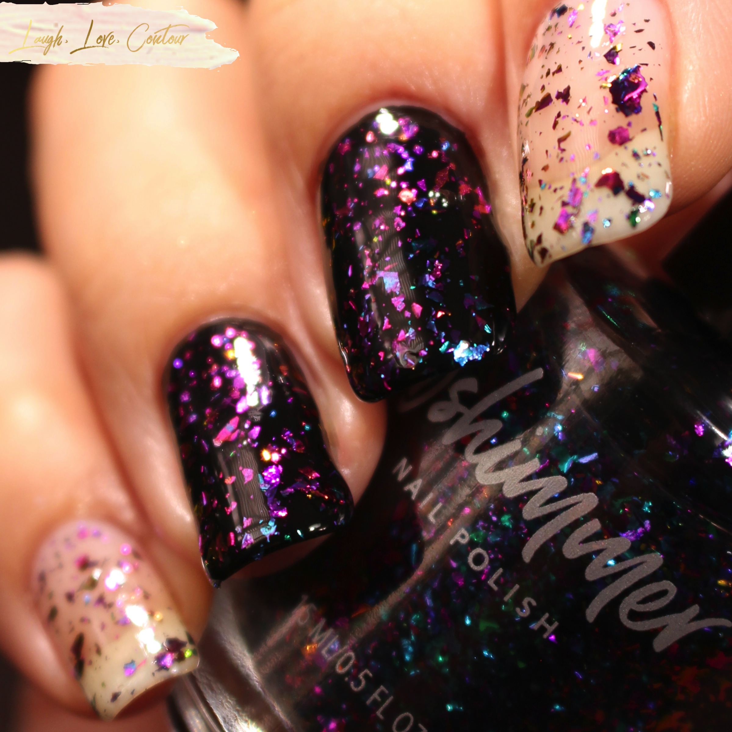 Flake Expectations Multichrome Flake Nail Polish Top Coat by KBShimmer